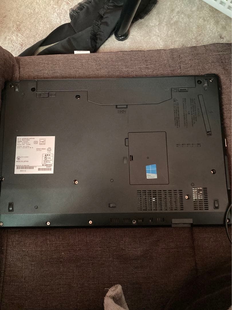 富士通ノートパソコン Windows10 4GB HDD320GB ジャンク