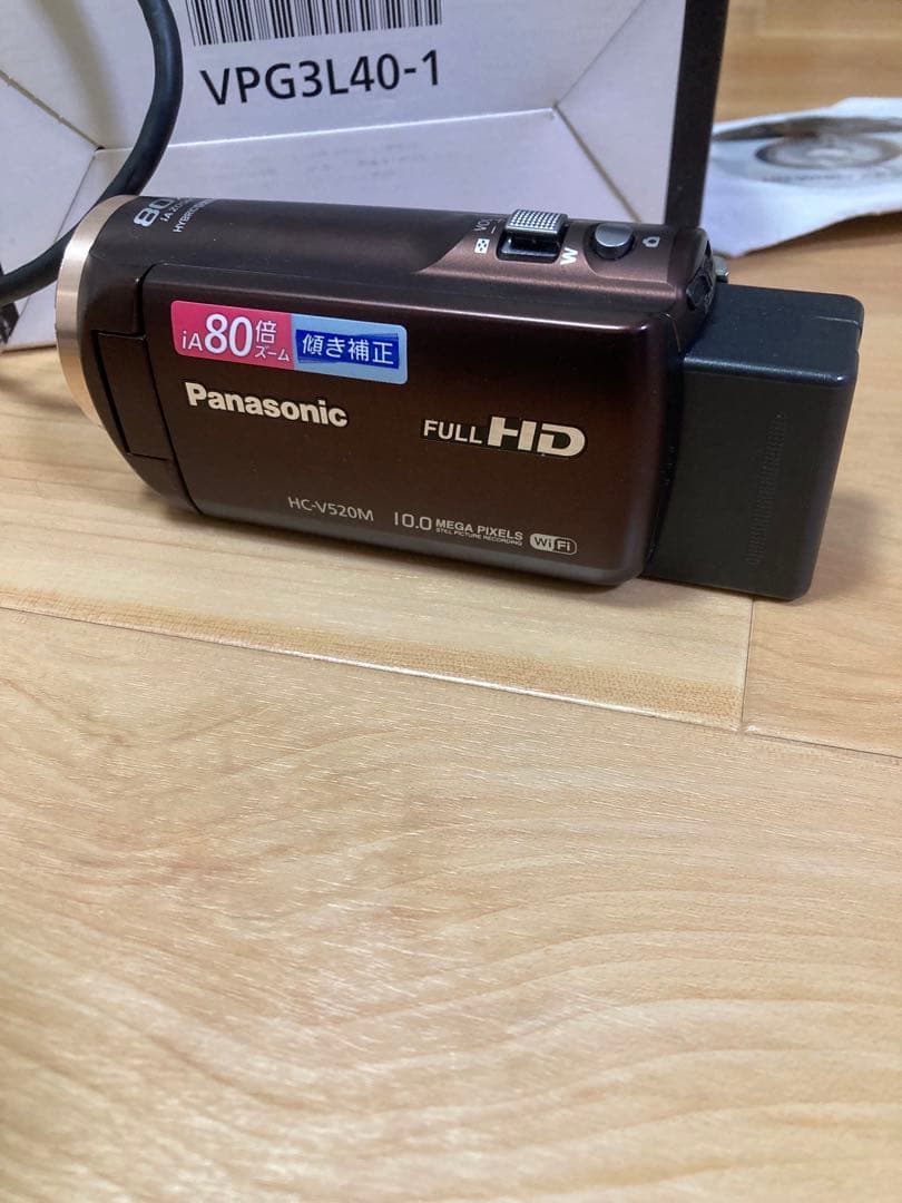 未使用　Panasonic HC-V520M ビデオカメラ 本体