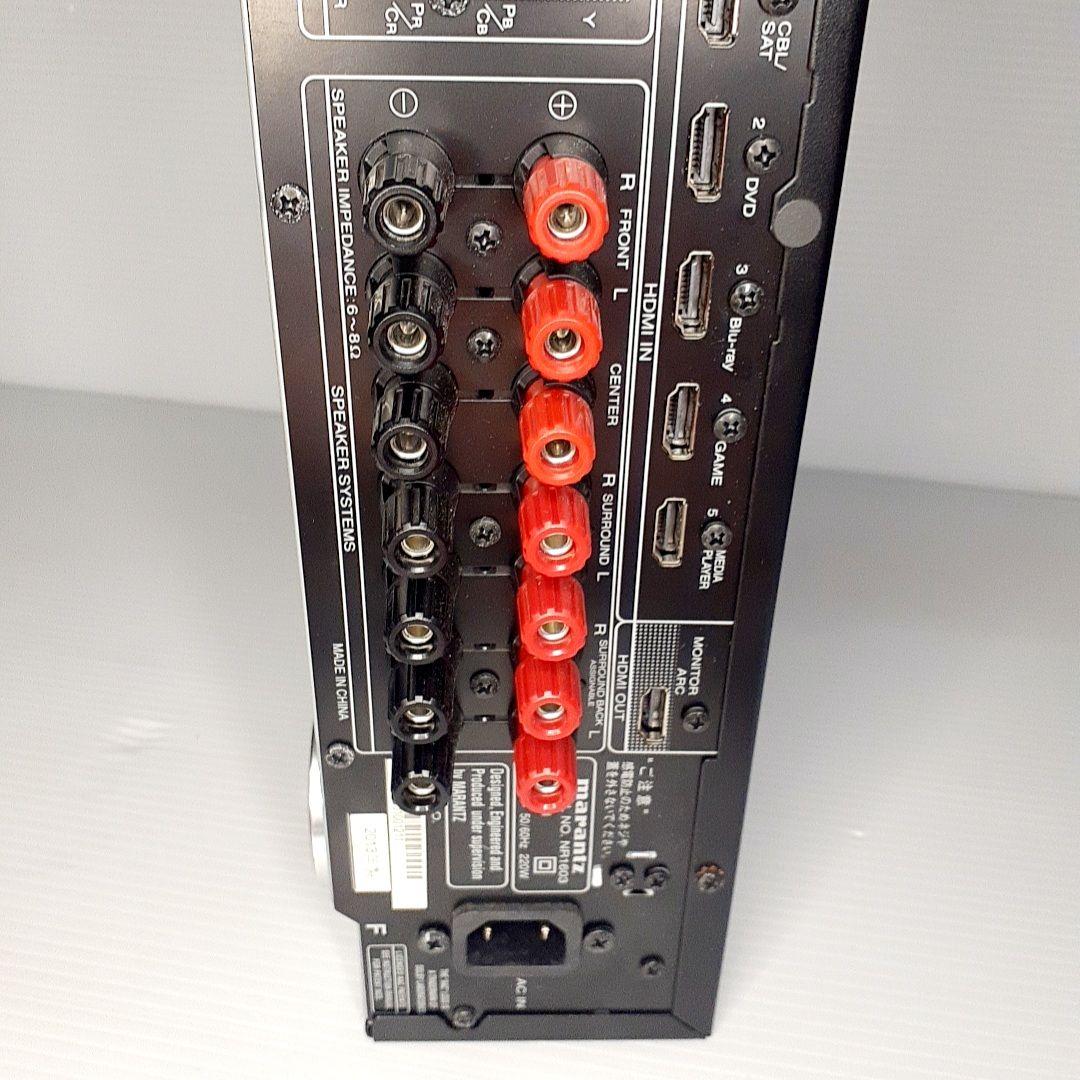 Marantz NR1603 AVサラウンドレシーバー リモコン•電源ケーブル付