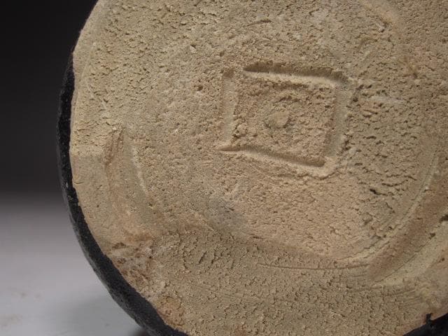 ★　北大路魯山人　織部香炉　どっしり構えた品です★x665