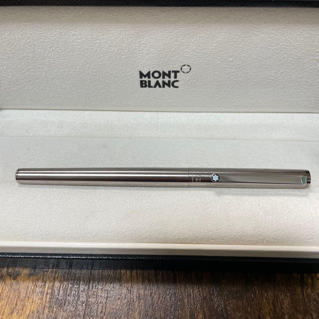 ☆即筆記可！リフィルセット☆MONTBLANC スリムライン　ローラーボール　銀
