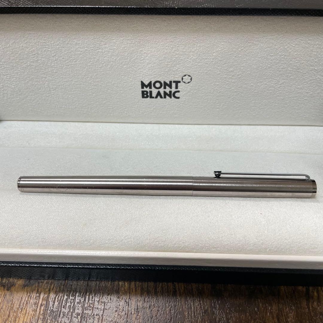 ☆即筆記可！リフィルセット☆MONTBLANC スリムライン　ローラーボール　銀