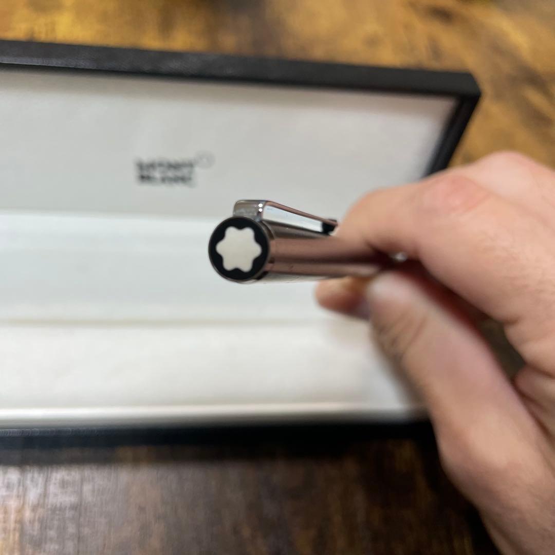 ☆即筆記可！リフィルセット☆MONTBLANC スリムライン　ローラーボール　銀