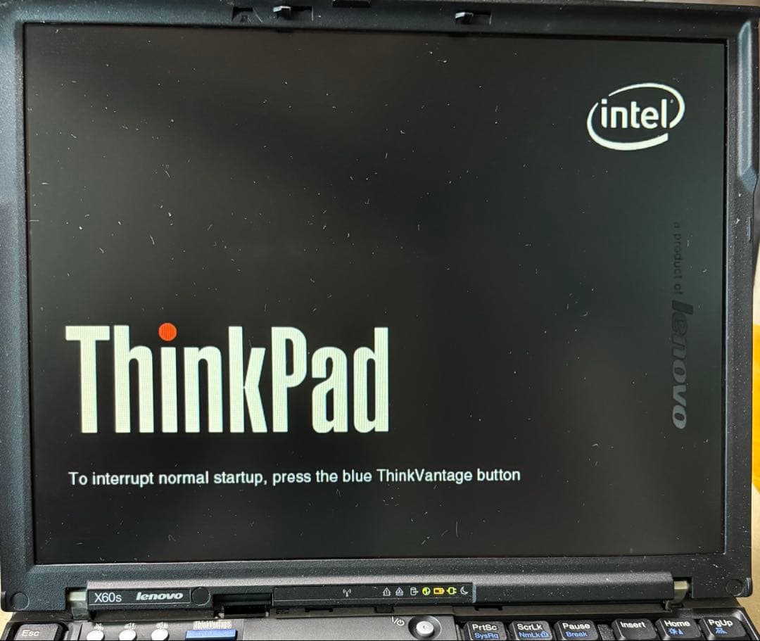 ThinkPad X60s WindowsXP ノートパソコン