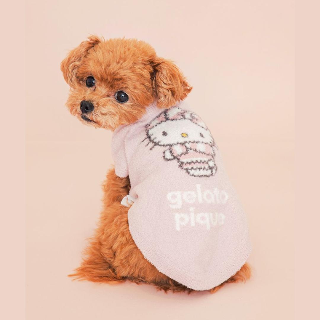 サンリオハウス ジェラピケ CAT＆DOG スムーズィープルオーバー Ｍサイズ