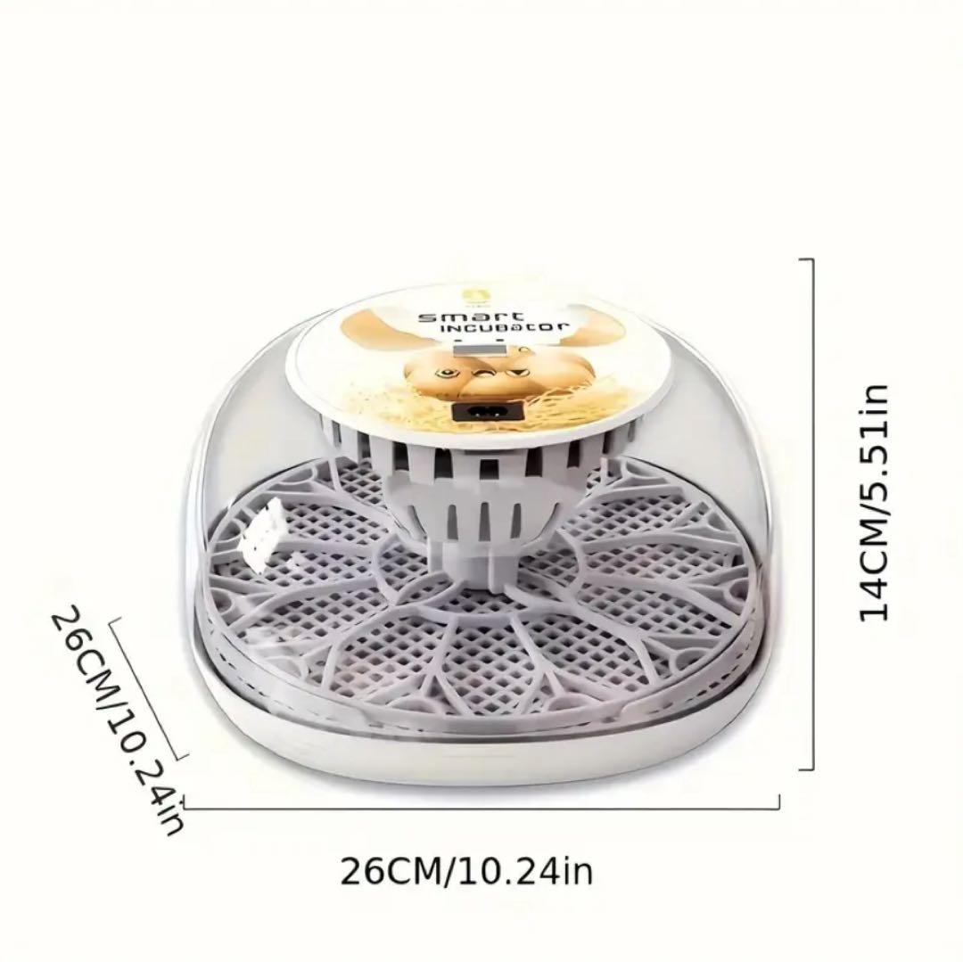 自動孵卵器 自動転卵式　湿度＆温度調整　家庭用インキュベーター　教育用に最適