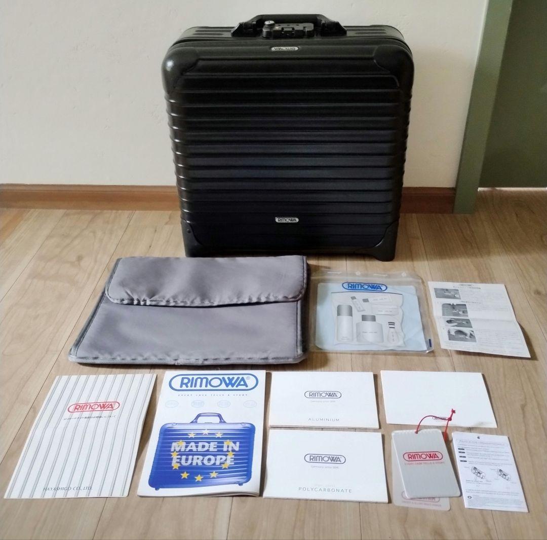 ◎美品★RIMOWAリモワ★サルサビジネストロリー★機内持込み2輪TSAブラック