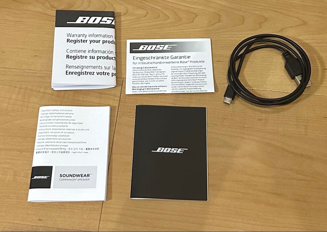 【美品】BOSE SoundWear Companion speaker
