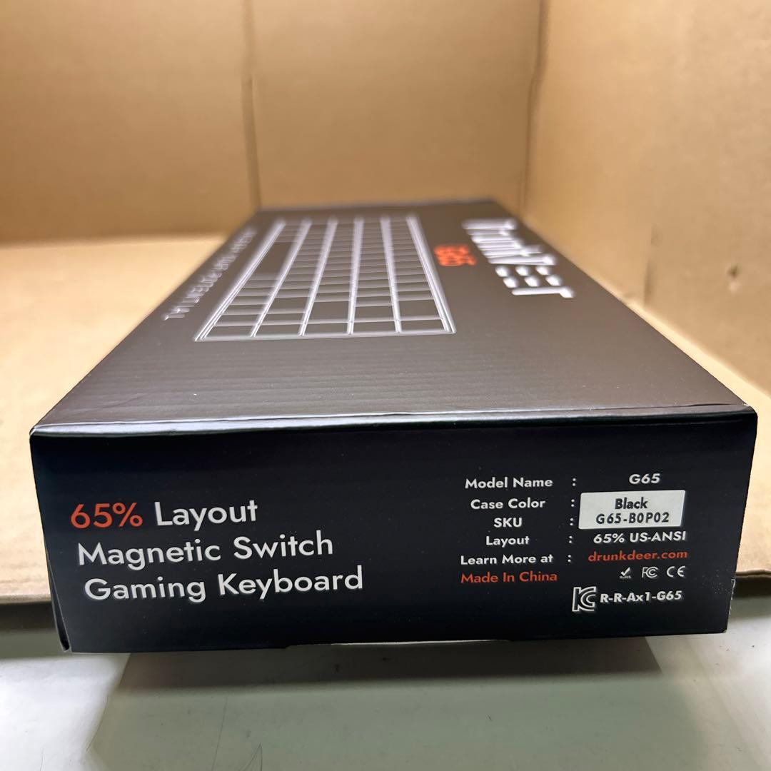 新品未開封　DrunkDeer G65 ブラック