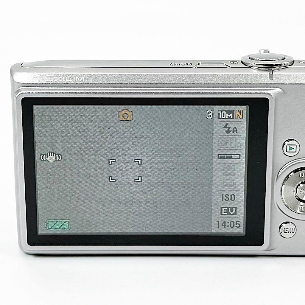 カシオ EXILIM ZOOM EX-Z200 シルバー コンデジ カメラ 中古