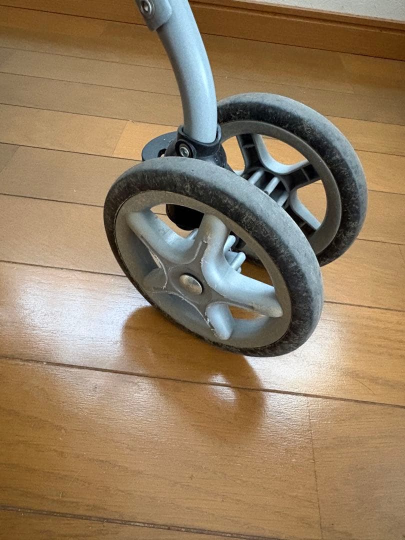 スヌーピー柄 ペットカート グレー