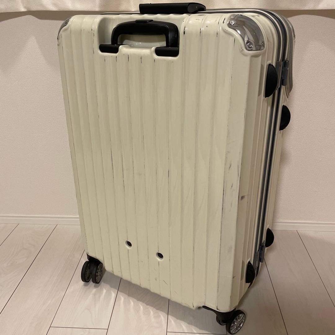 スーツケース　キャリーケース　大型　白　100L