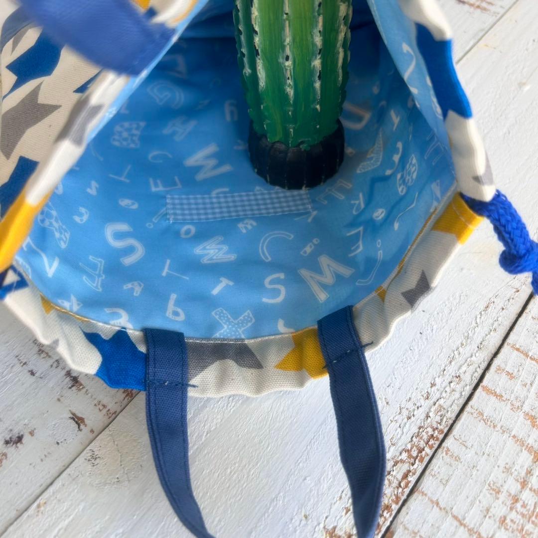 4色星柄☆入園入学４点セット　ハンドメイド　男の子