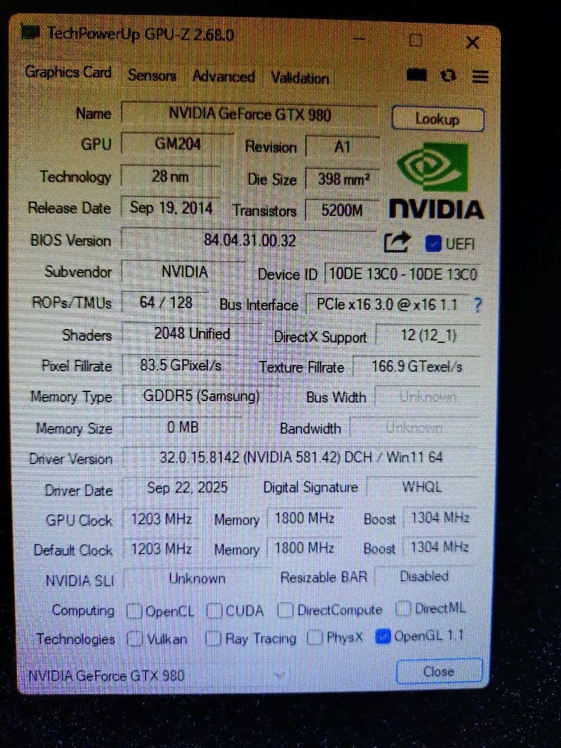 グラフィックボード・グラボ・ビデオカード JetStream GeForce GTX 980