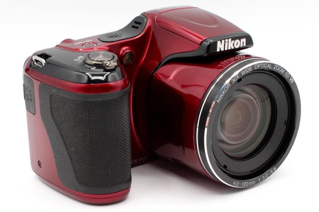 Nikon COOLPIX L820 赤いボディがかわいい！30倍ズームカメラ