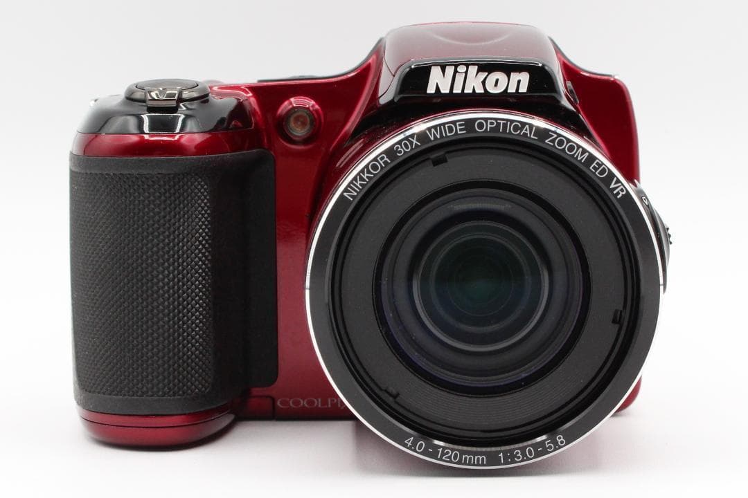 Nikon COOLPIX L820 赤いボディがかわいい！30倍ズームカメラ