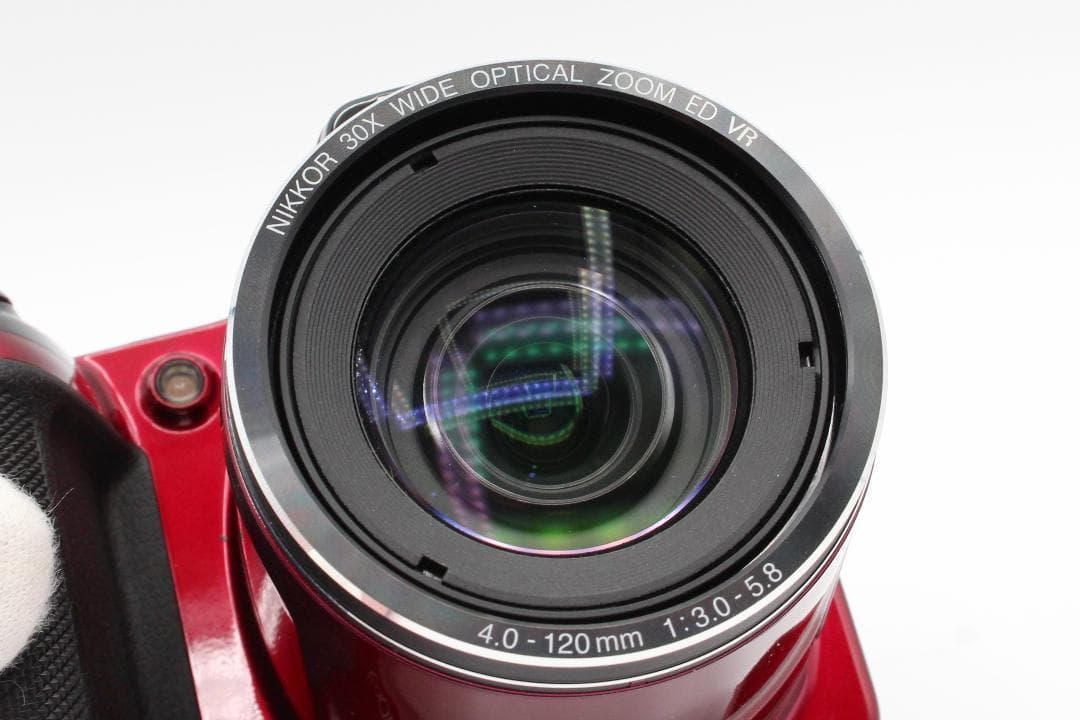 Nikon COOLPIX L820 赤いボディがかわいい！30倍ズームカメラ
