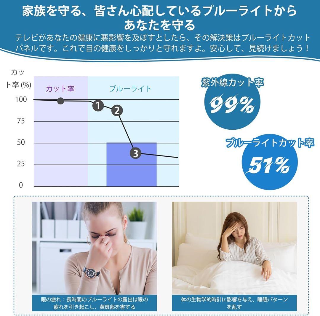液晶テレビ保護パネル 65インチ アクリル製 取り付け簡単