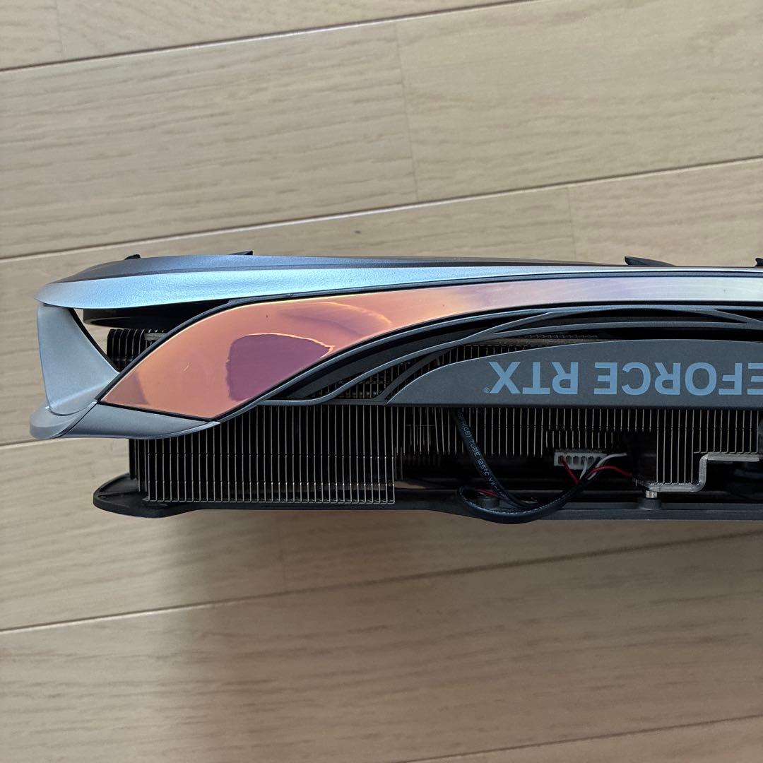 zotac RTX 4090 ヒートシンク　ファン　バックプレート　LED