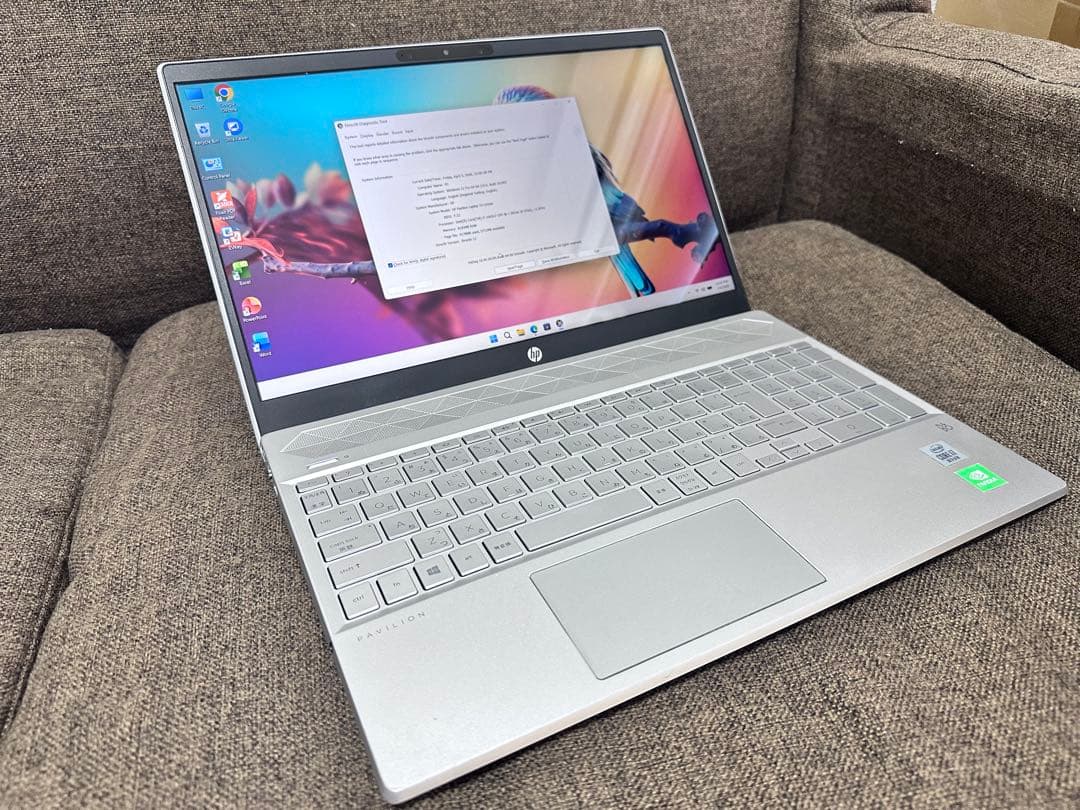 HP pavilion 15.6 i7-10世代NVIDIA BAT100%