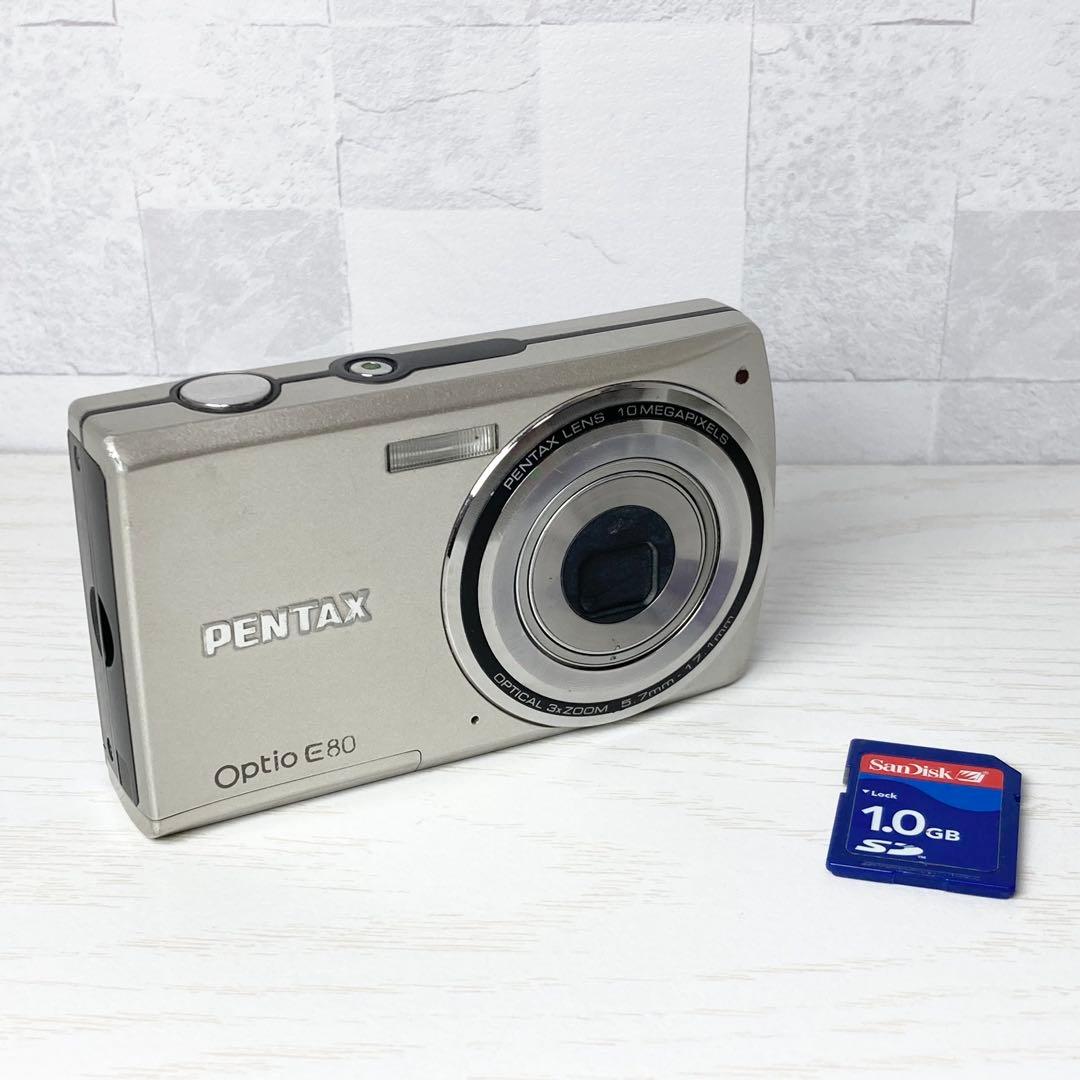 PENTAX Optio E80　動作確認済み♪単三電池で撮影！
