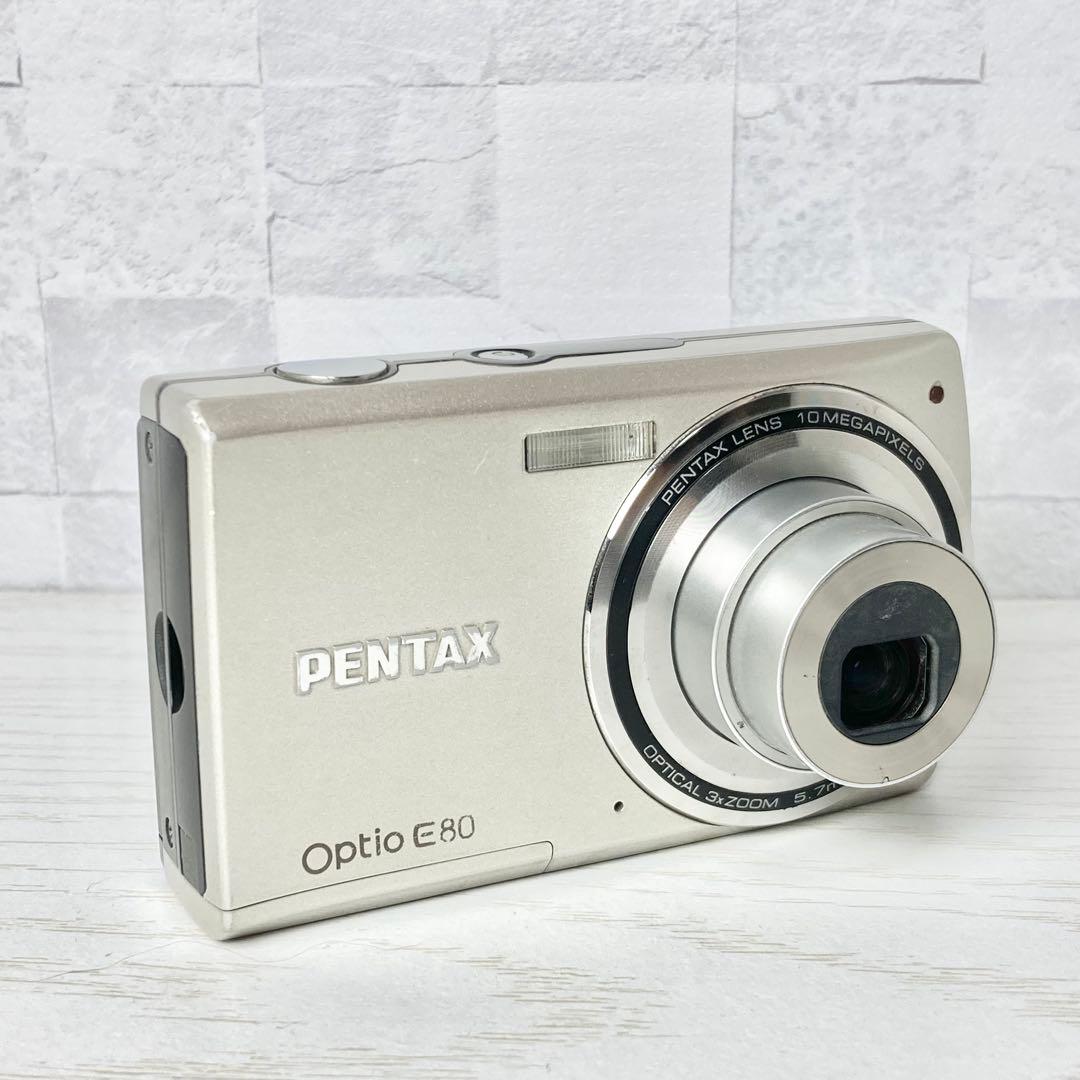 PENTAX Optio E80　動作確認済み♪単三電池で撮影！