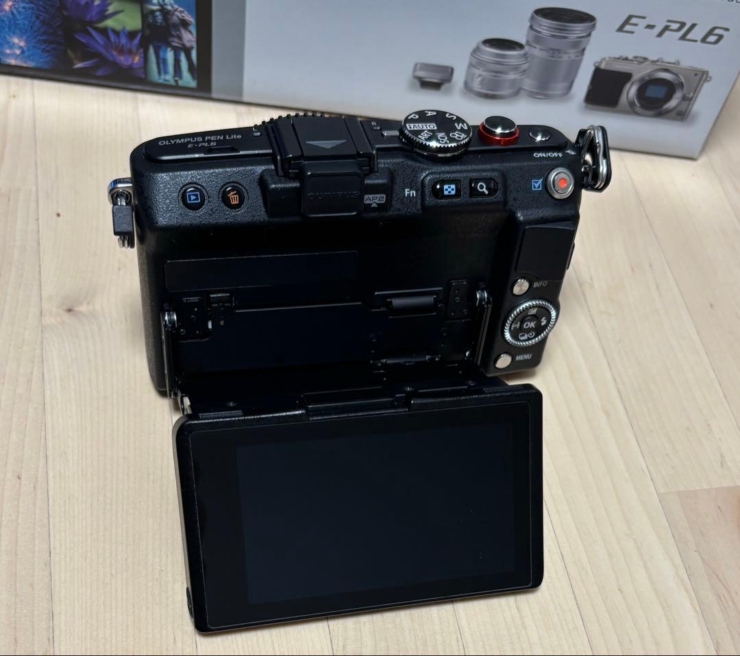 美品 OLYMPUS PEN Lite E-PL6 ダブルズームキットセット