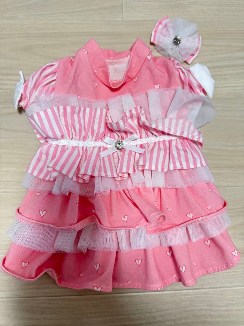 picone × candybuppie コラボ バレッタ付き ハートワンピース