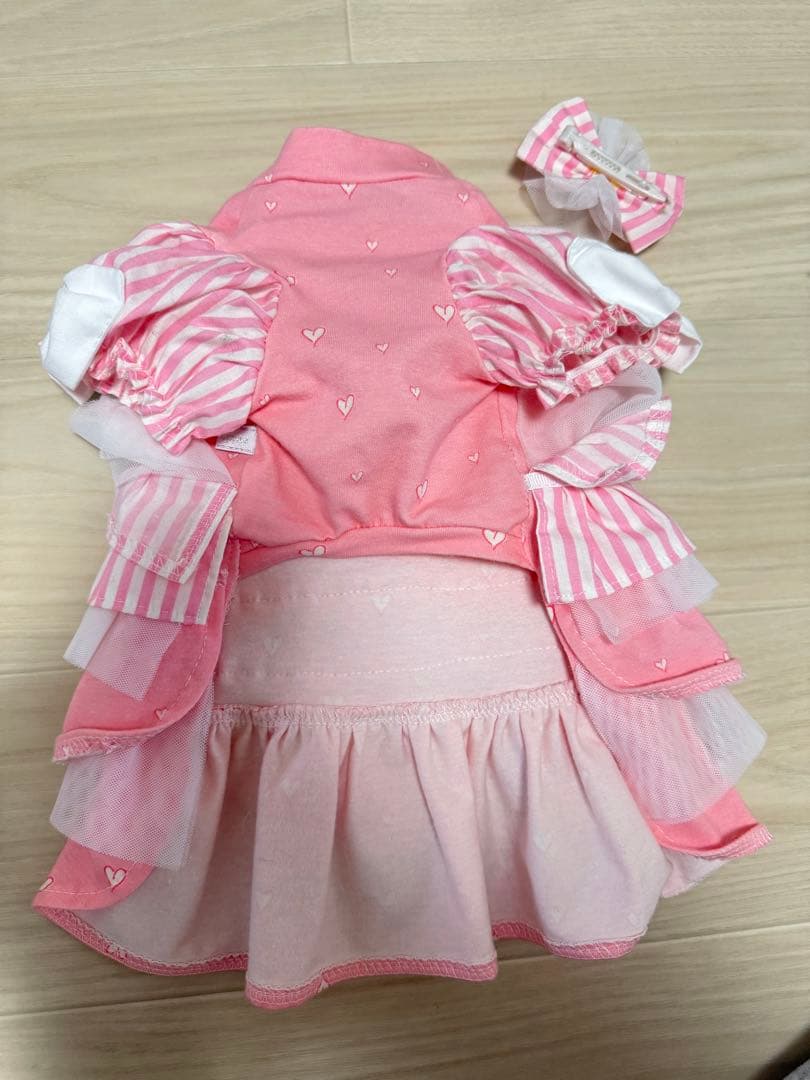 picone × candybuppie コラボ バレッタ付き ハートワンピース