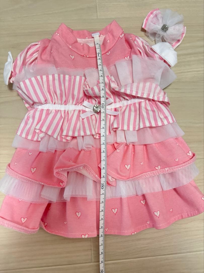 picone × candybuppie コラボ バレッタ付き ハートワンピース