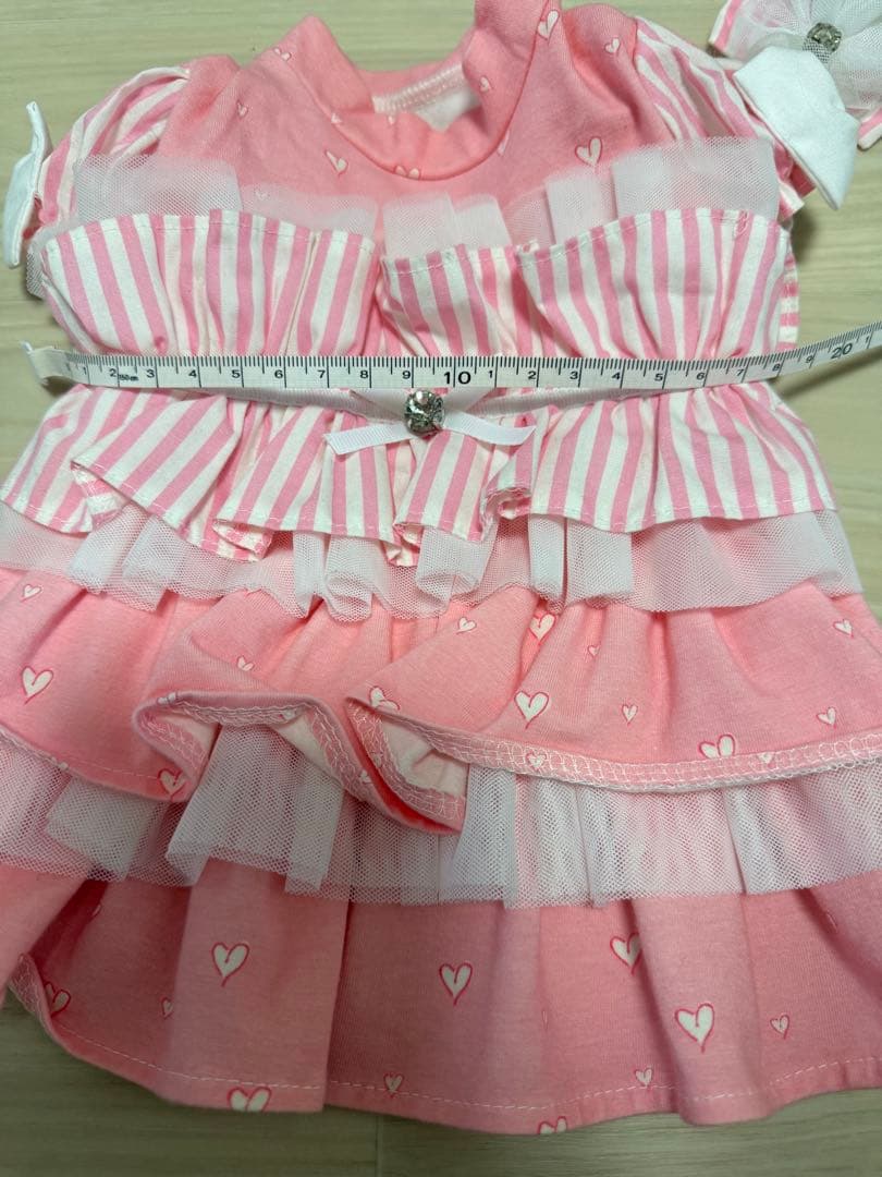 picone × candybuppie コラボ バレッタ付き ハートワンピース