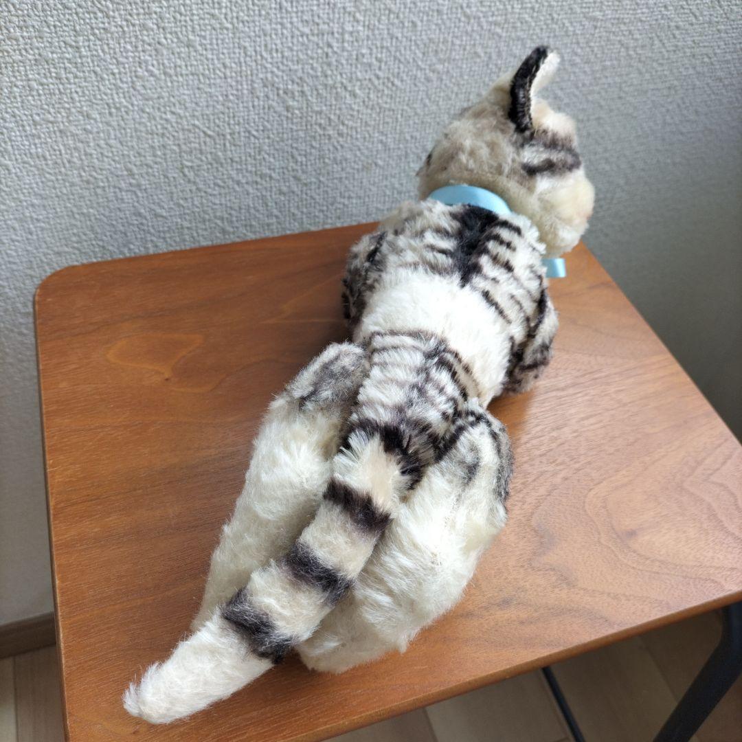 ビンテージ　シュタイフ　Kitty キャット　猫　５ジョイント　大きめ