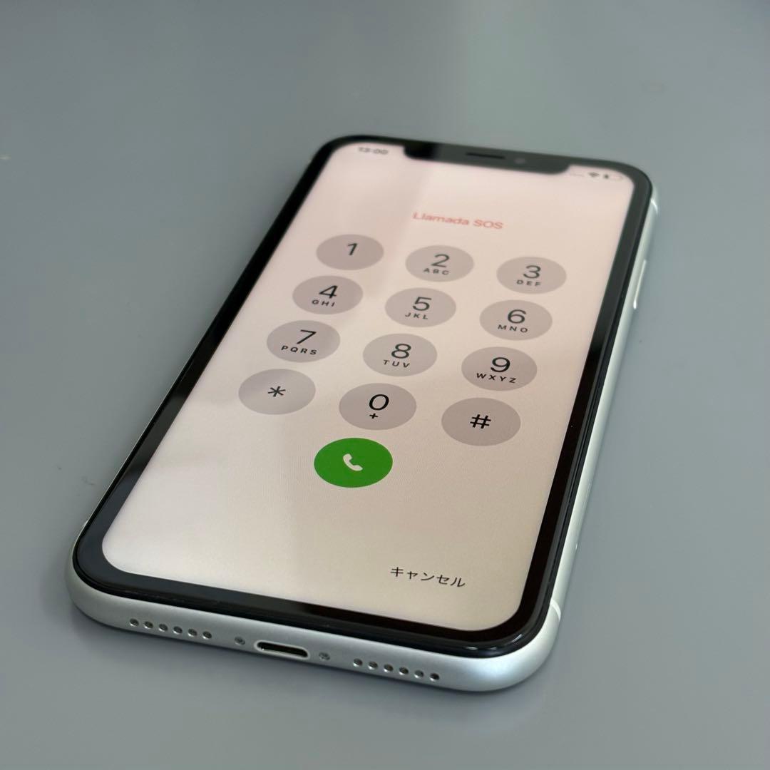 iPhoneXR 128 美品‼️フィルム２枚付‼️ 全面コーティング済‼️ 100%