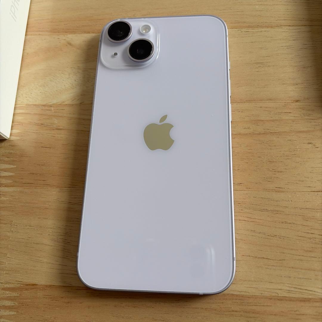Apple iPhone 14 パープル 本体 充電ケーブル付き
