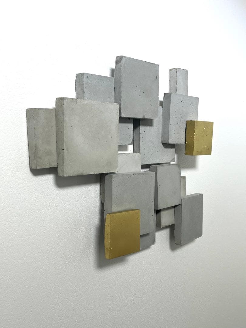 【371】北欧風　ホテル　テクスチャーアート　現代アート　インテリア