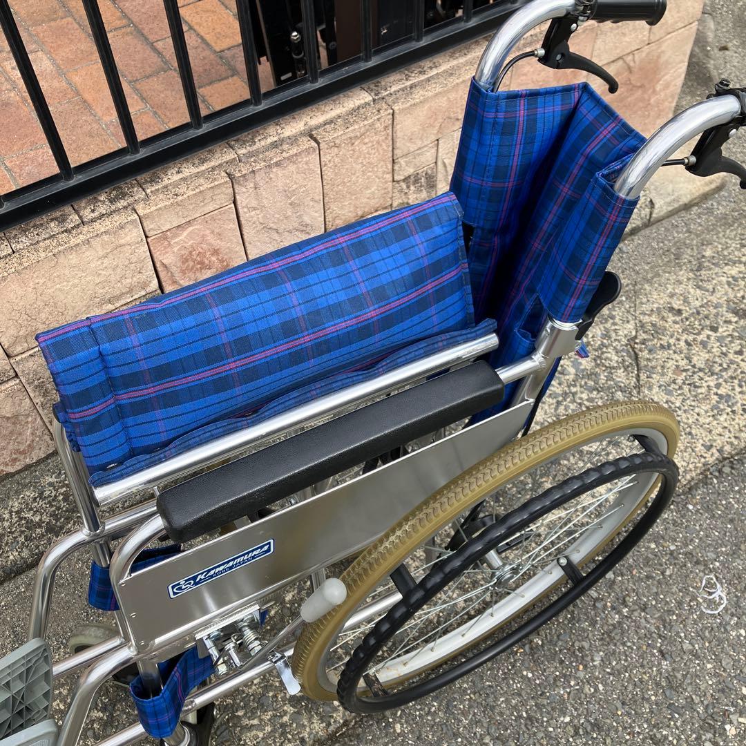 No.464 カワムラサイクル 自走式車椅子 アルミ製 ノーパンクタイヤ