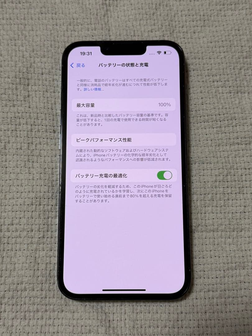 Apple iPhone 13 Pro 256GB 本体　バッテリー100%