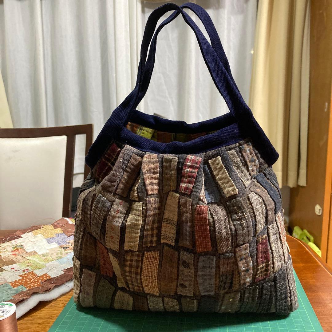 パッチワークグラニーバッグ ハンドメイド