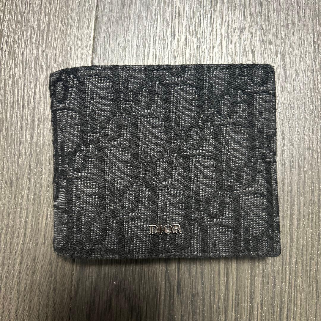Dior ブラック 折りたたみ財布