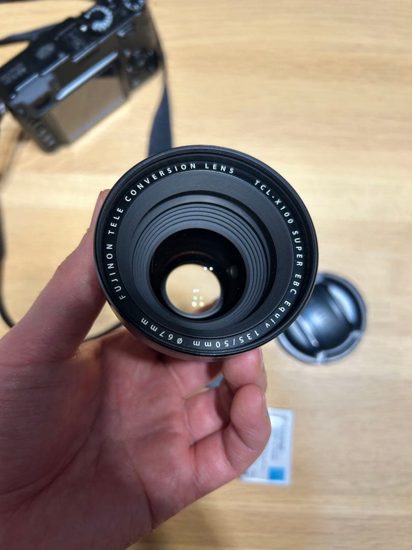 フジフィルム X100S ブラックリミテッド　テレコンレンズ