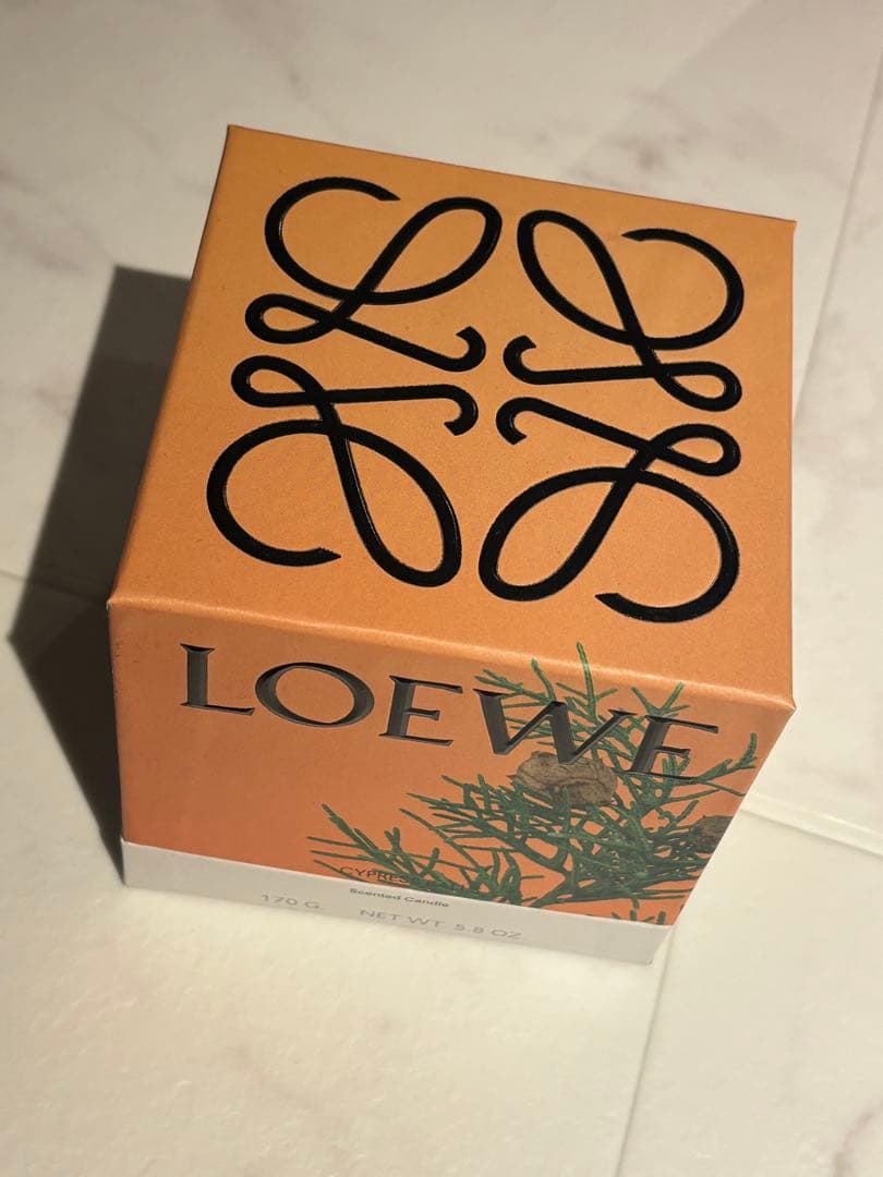 新品未使用 ロエベLOEWEサイプレスボールキャンドルスモール