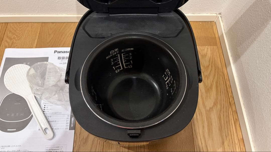 パナソニック IH炊飯器 3.5合 ブラック SR-KT060-K 2026年製
