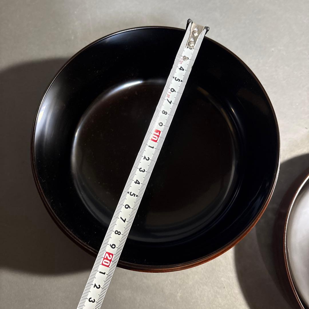 塗師　泰山　作　筋挽　一閑張　食籠　共箱