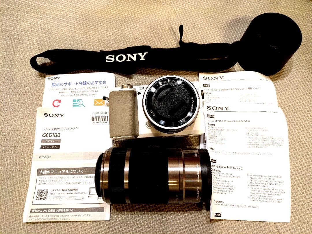SONY α6100 ダブルズームレンズキット ホワイト