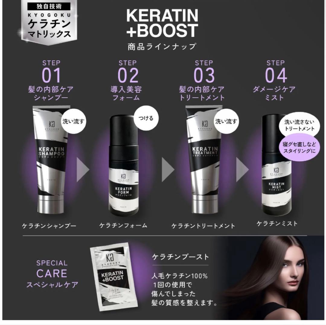【新品未使用】KYOGOKU ケラチンフォームとケラチンミスト2点セット