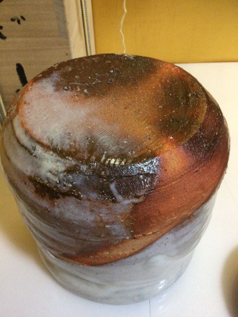 茶道具 萩焼 水指 共箱付き