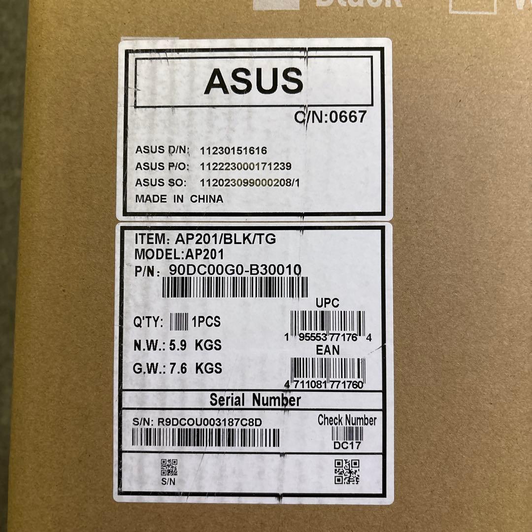 ASUS AP201 PRIME CASE TG 強化ガラス