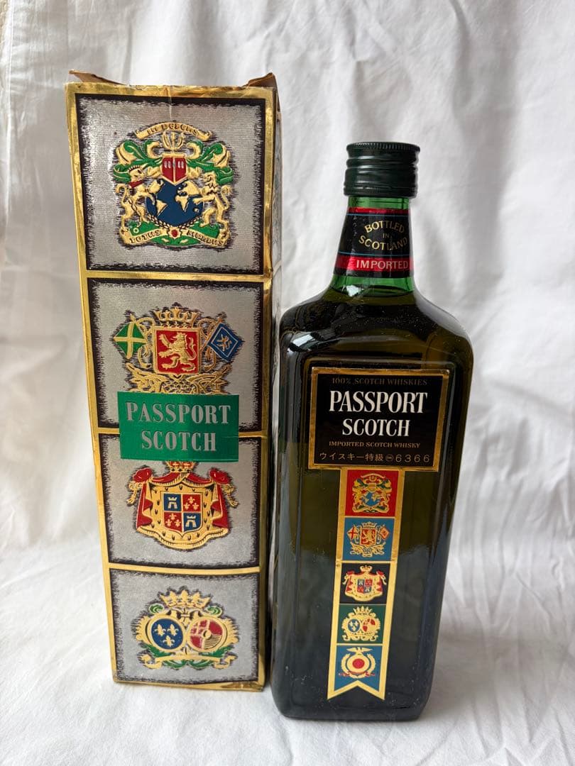 【未開栓・古酒】ウイスキー特級 パスポートスコッチ 3本セット（沖縄流通品込）