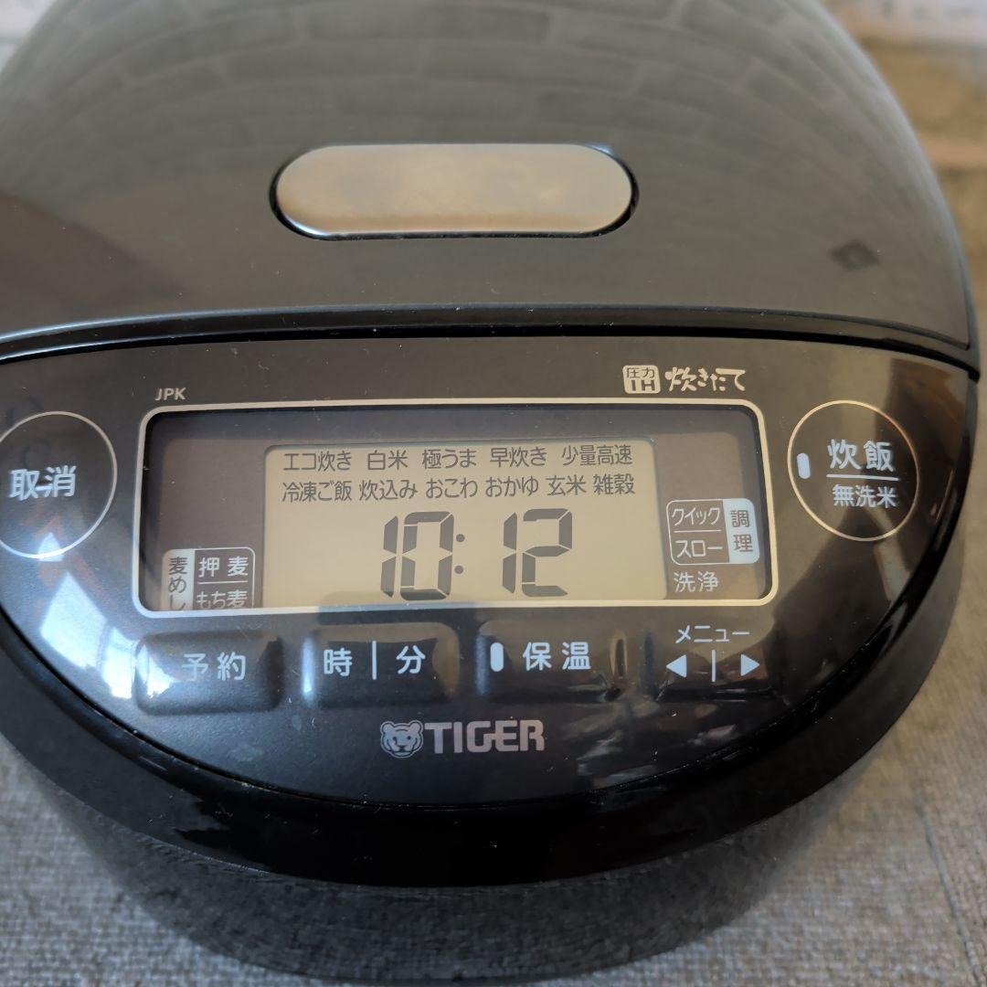 TIGER 炊飯器 ブラックJPK H100