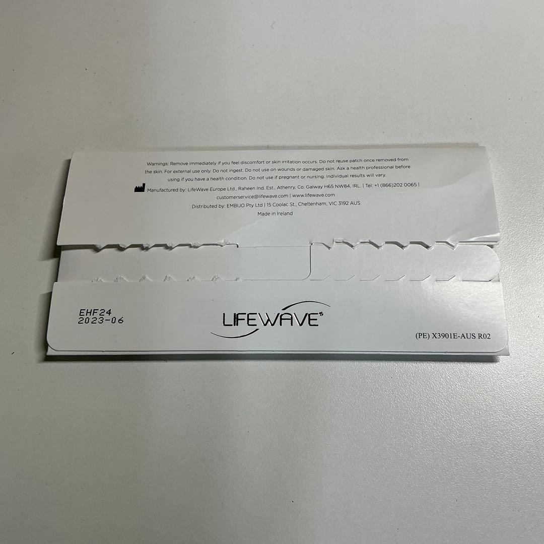 ライフウェーブ X39 パッチ 30枚入り1箱 Lifewave
